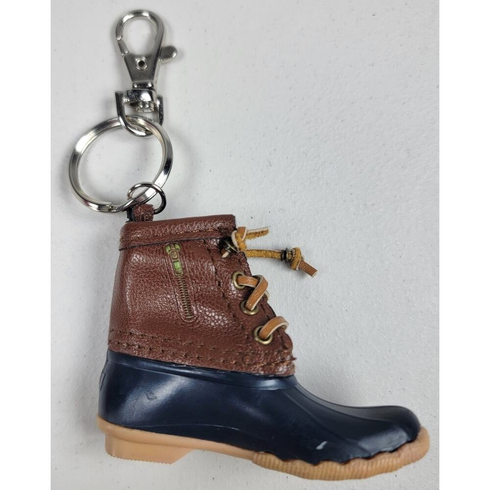 Sperry Duck Boot Keychain Mini Boot Preppy Nautical